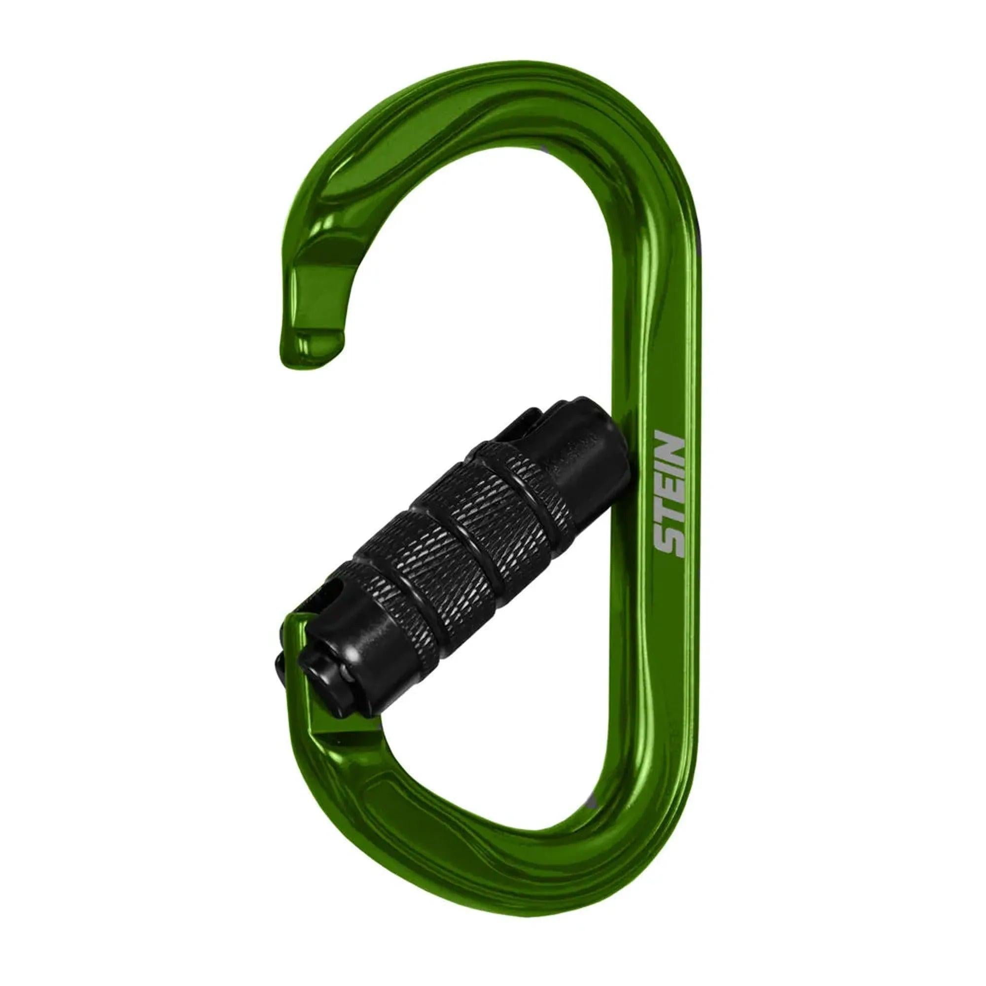 Stein Secura OVAL 3 Way Carabiner - Green