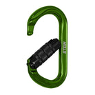 Stein Secura OVAL 3 Way Carabiner - Green - Twin Pack