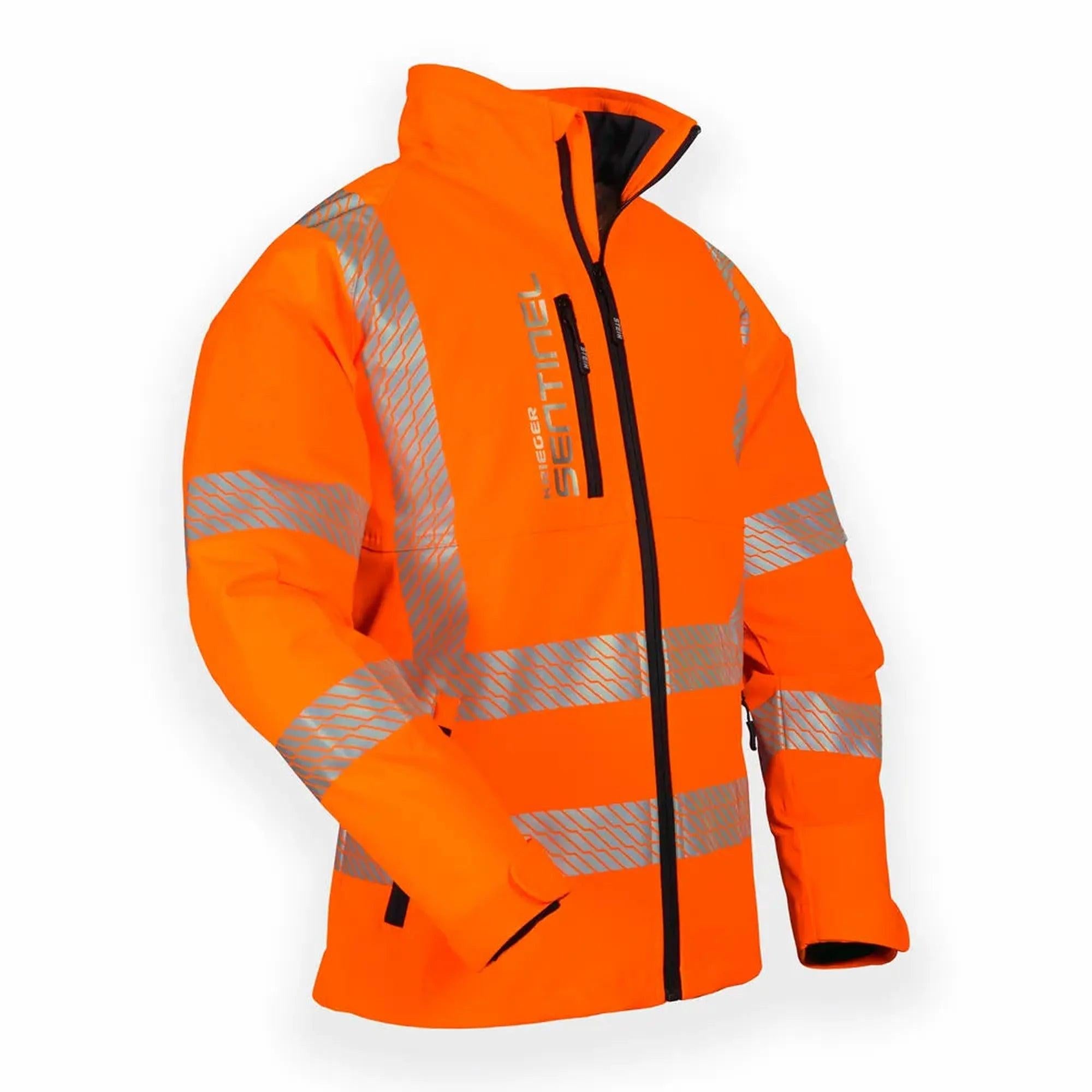 Stein Sentinel Rail Breathable Jacket - Hi-Viz Orange