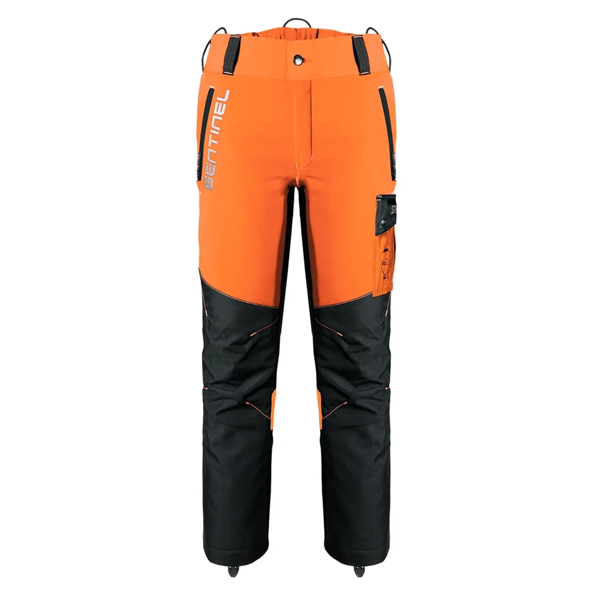 Stein Sentinel Type A Chainsaw Trousers - Hi-Viz Orange Standard Leg
