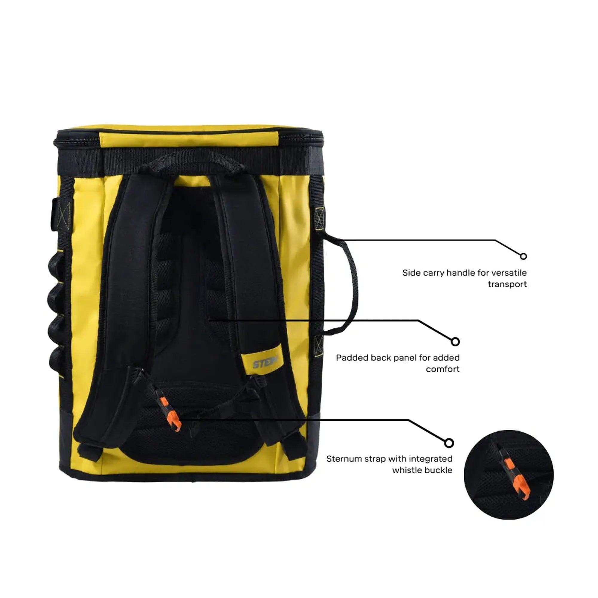 Stein Voyager 50 Bag with Vault 15 - Yellow