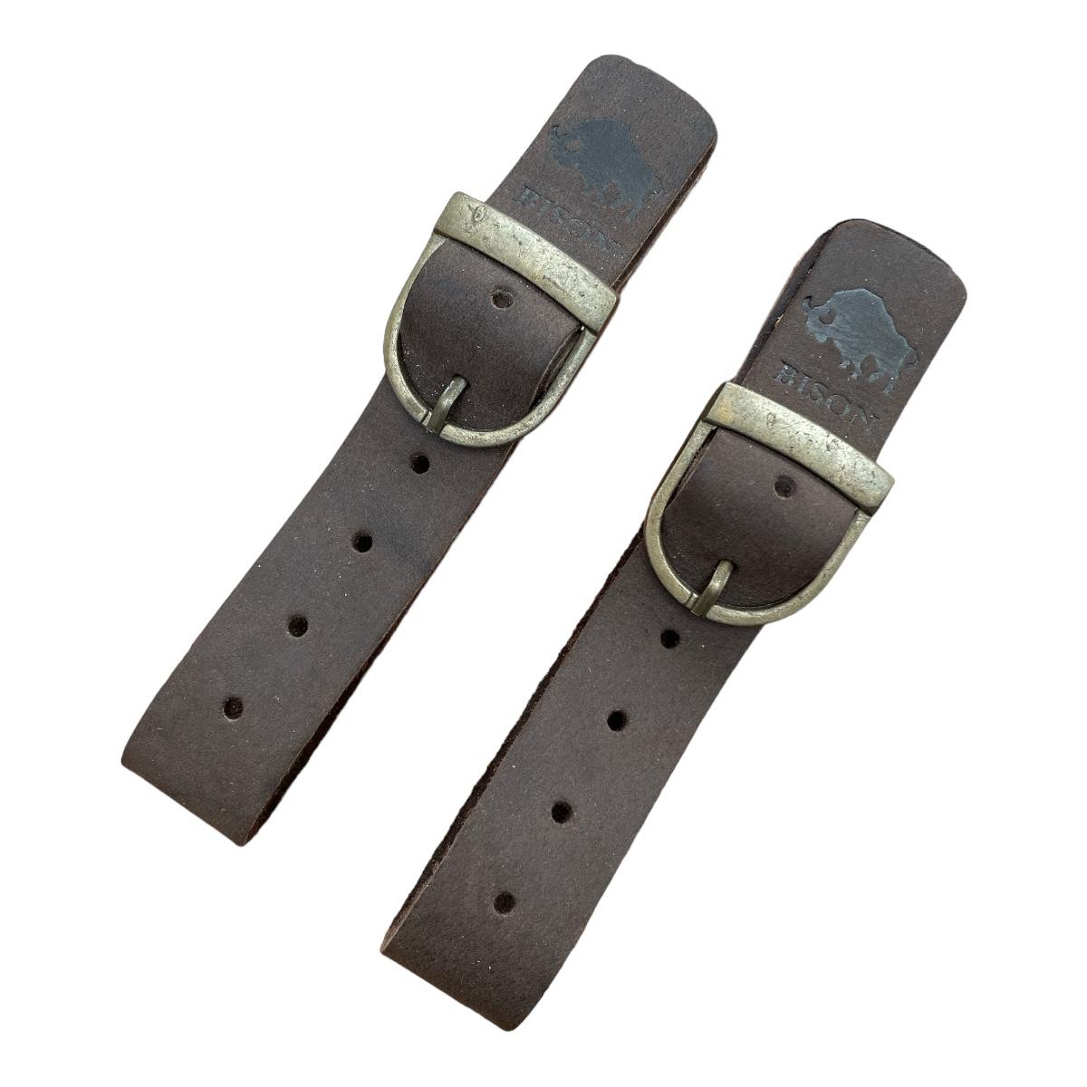 Bison Wandhalter Leather Axe Wall Hangers (Set of 2)