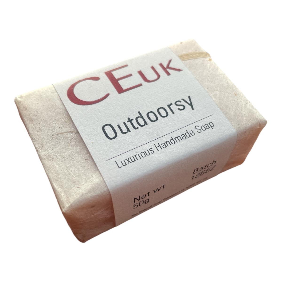 CEuk Outdoorsy Natural Soap 50g closed