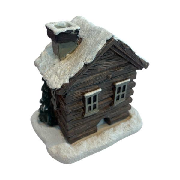 Smoking Log Cabin Cone Incense Burner - Image 4