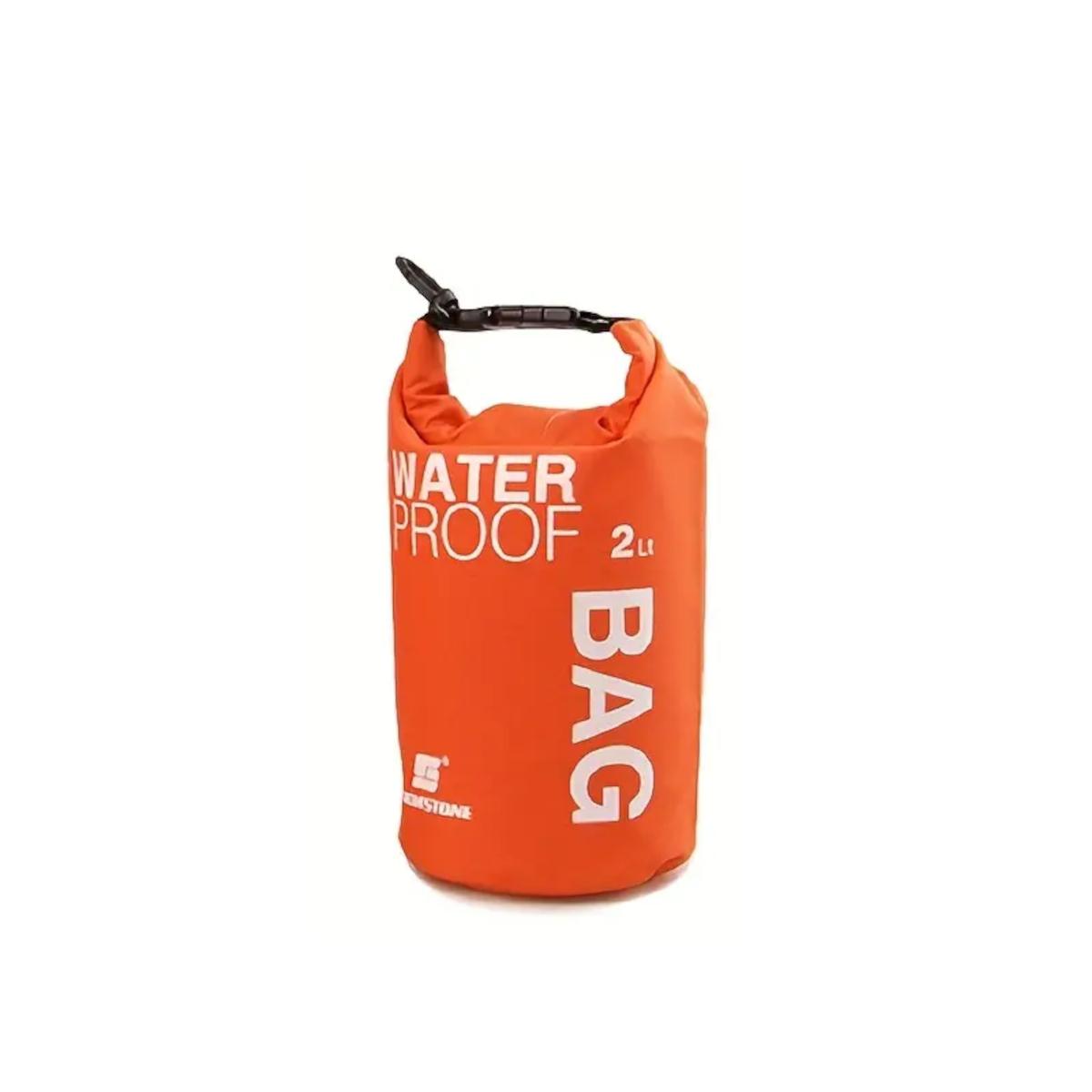 CEuk Luckstone Heavy Duty Waterproof Dry Bag 2L Volume Orange