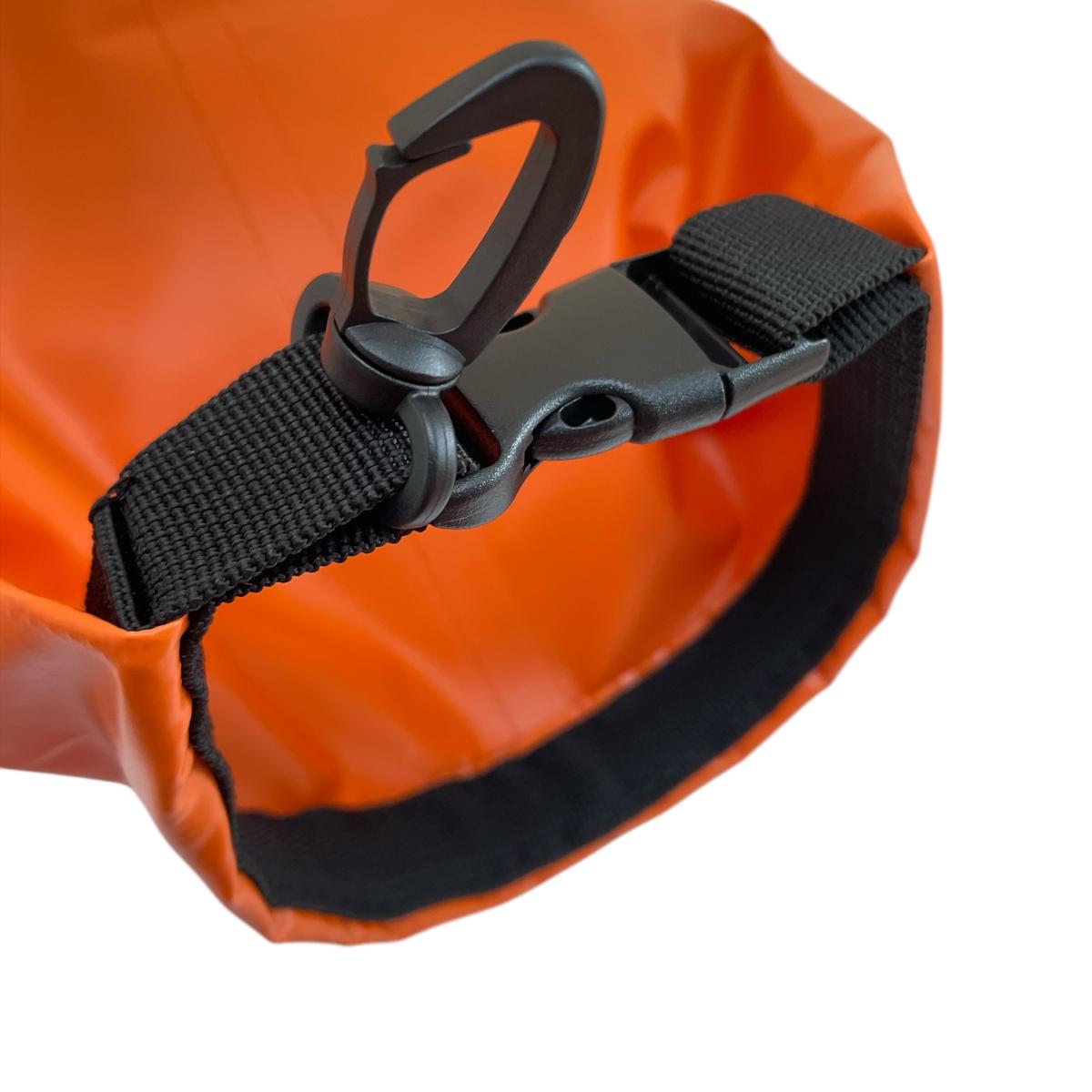 CEuk Luckstone Heavy Duty Waterproof Dry Bag 5L Volume Orange Clasp