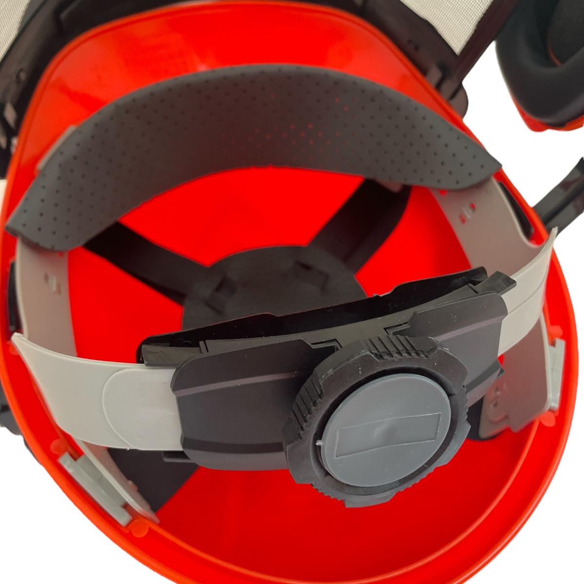 CEuk Chainsaw Safety Forestry Helmet with Protective Ear Muffs & Mesh Visor Underneath
