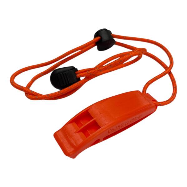 CEuk Dual Frequency Survival Whistle Orange