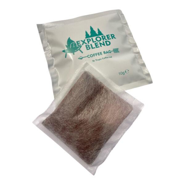 CEuk Explorer Blend Coffee Bag 10g x6 Hessian String Set 2