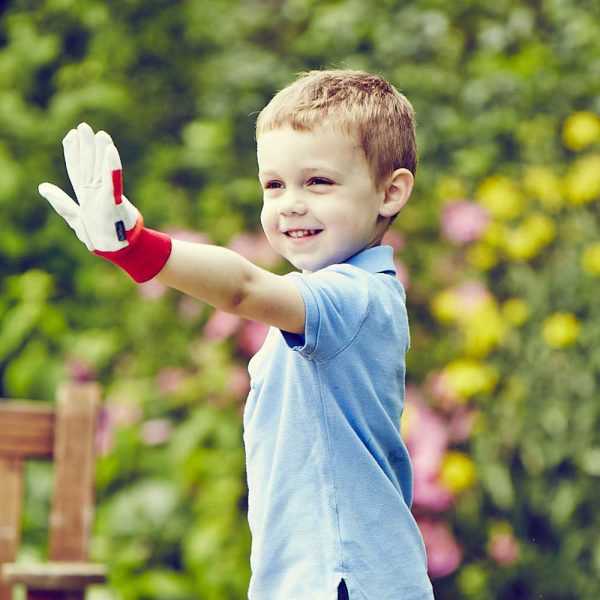 Town & Country Kids Rigger Gloves- Red - S - Image 2