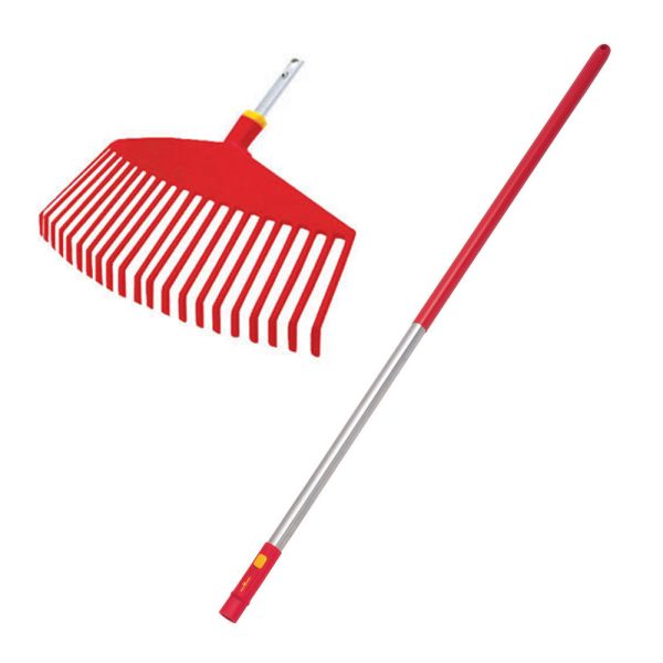 Wolf Garten Handle and Leaf Rake