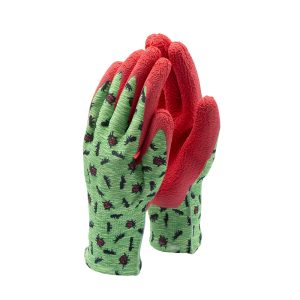 Town & Country Kids Light Duty Ladybug Gloves - Lime Green - XXS