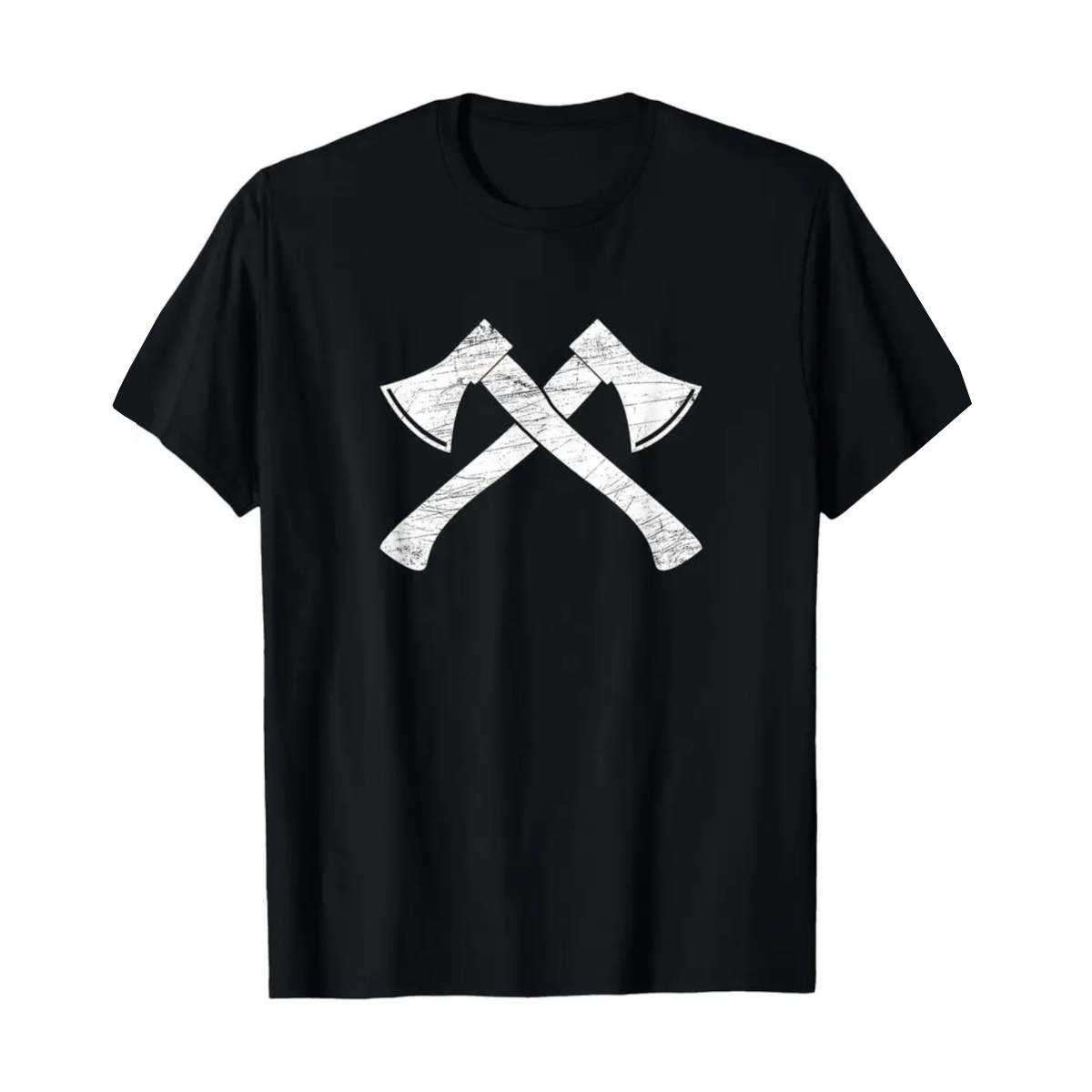 CEuk Vintage Axes Crossed T-shirt Black S-XXL