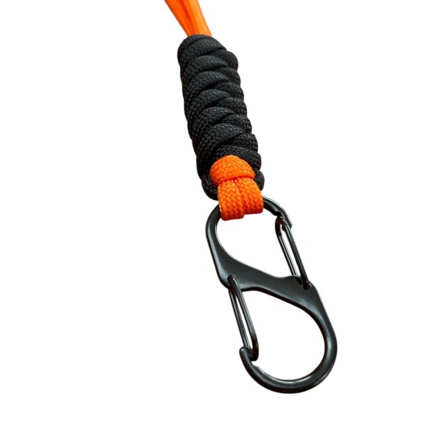 CEuk Utility Outdoor Lanyard Orange Close