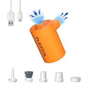 Flextail Rechargeable Portable Max Air Pump 2024 Orange