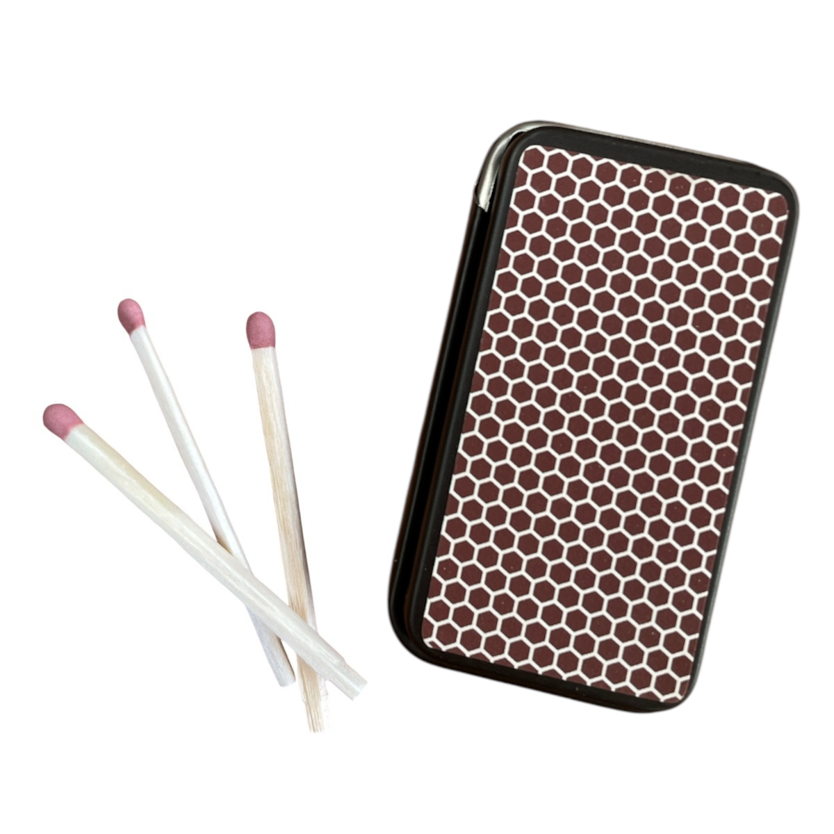 CEuk Wildflowers Vintage Matchbox Tin & 30 Matches Reverse