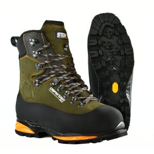 Stein Defender MAX V2 Chainsaw Boots Class 2 Olive UK Size 7-12