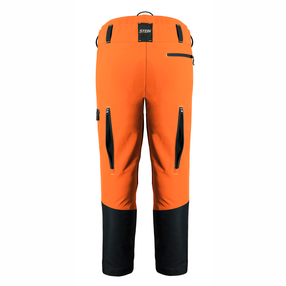 Stein Sentinel Type A Chainsaw Trousers - Hi-Viz Orange Standard Leg 2