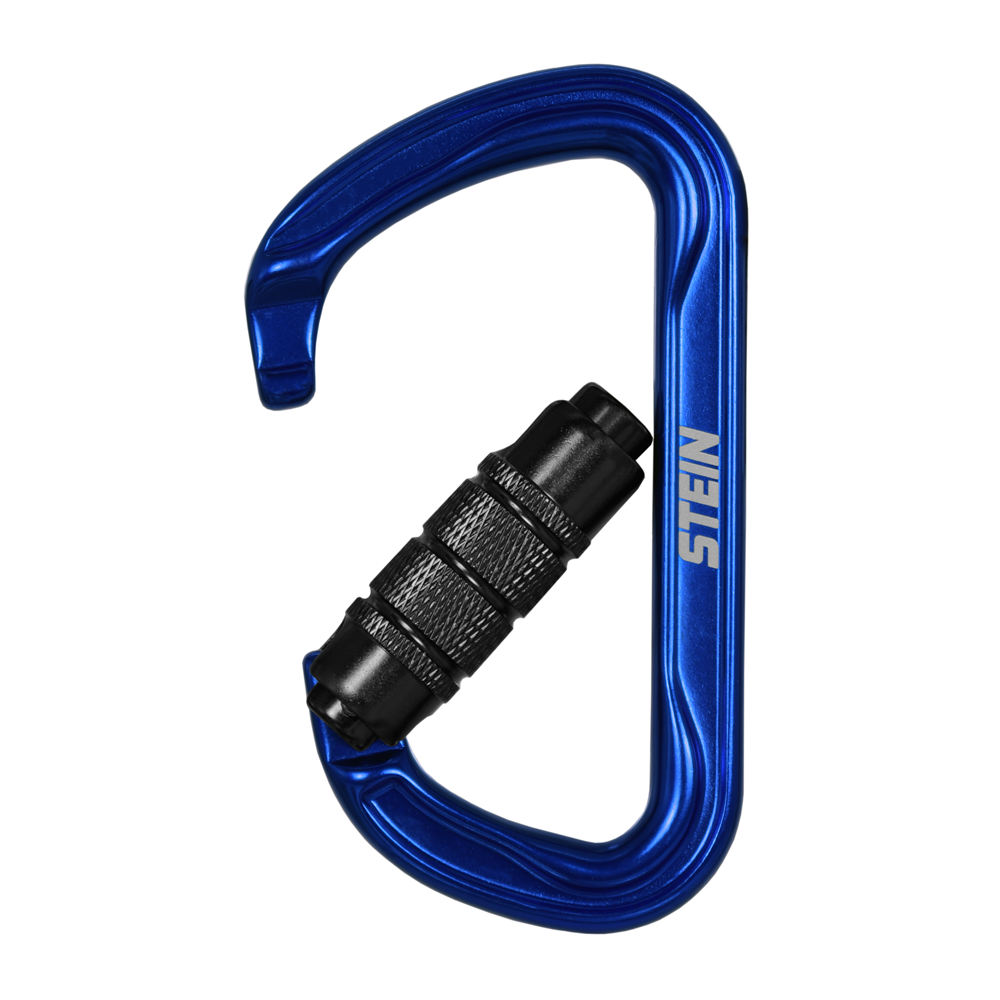 Stein Secura D 3 Way Carabiner - Blue